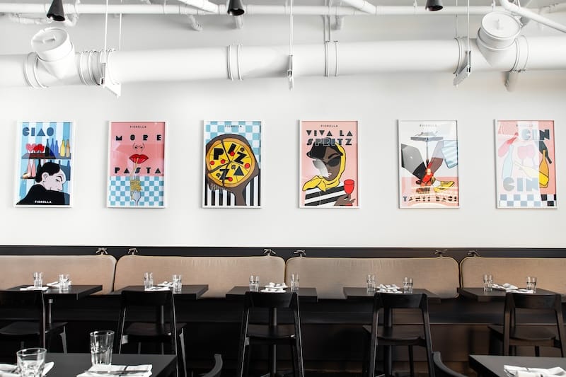 The dining room at Fiorella Noe Valley. Photo: Eric Palozzolo.