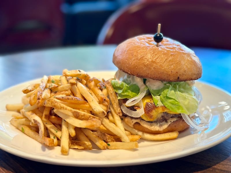 The Little Original Joe’s cheeseburger. Photo: © tablehopper.com.