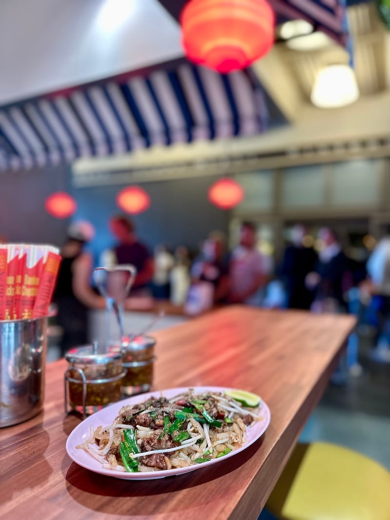 Lunette’s charming 1940’s Cambodian diner aesthetic. Photo: © tablehopper.com.