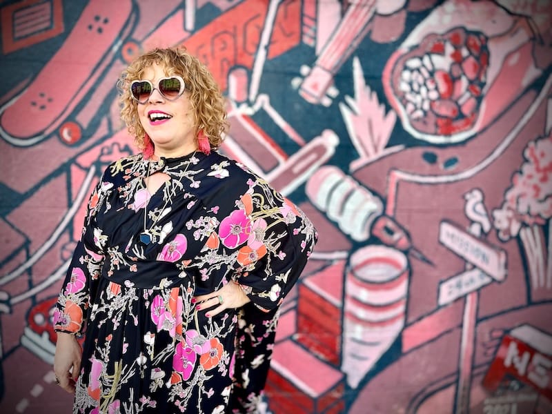 A photo from my Mission video shoot with New Chapter Creative Studio. Click to see the new video on my homepage! Mural by Nigel Sussman. Photo: Saul Santell.