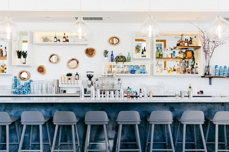 The bar at Noosh. Photo: Audrey Ma.