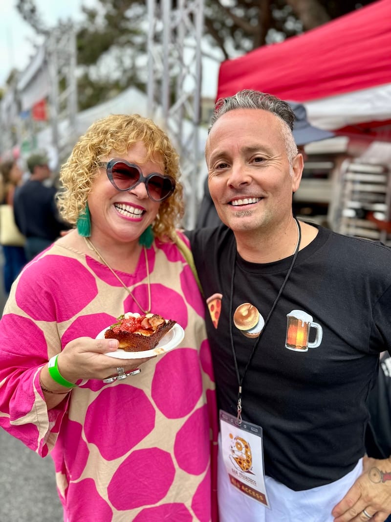 Your tablehopper with festival creator and host Tony Gemignani.&nbsp;