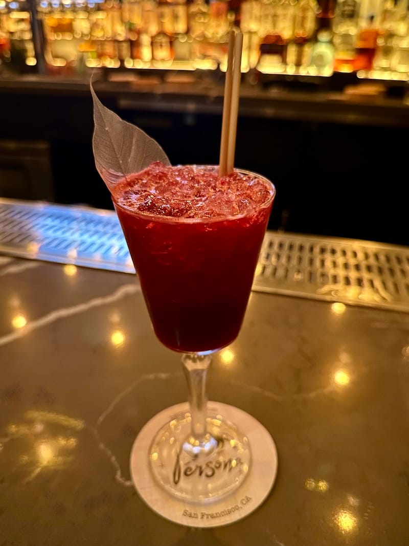 My favorite cocktail: The Devil in Miss Jones. Photo: © tablehopper.com.