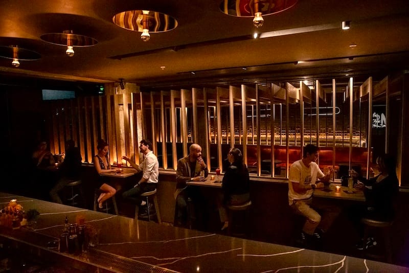 The view from Persona’s bar into the adjoining seating areas. Photo: Aliah Husain.