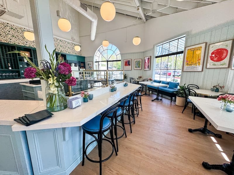 The cheerful interior of Buvette du Marais. Photo courtesy of Le Marais Bakery.