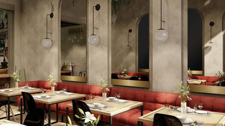 Architectural rendering of The Parthenon courtesy of Flower Construction Company.