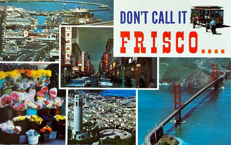 Postcard from the tablehopper vintage postcard collection.