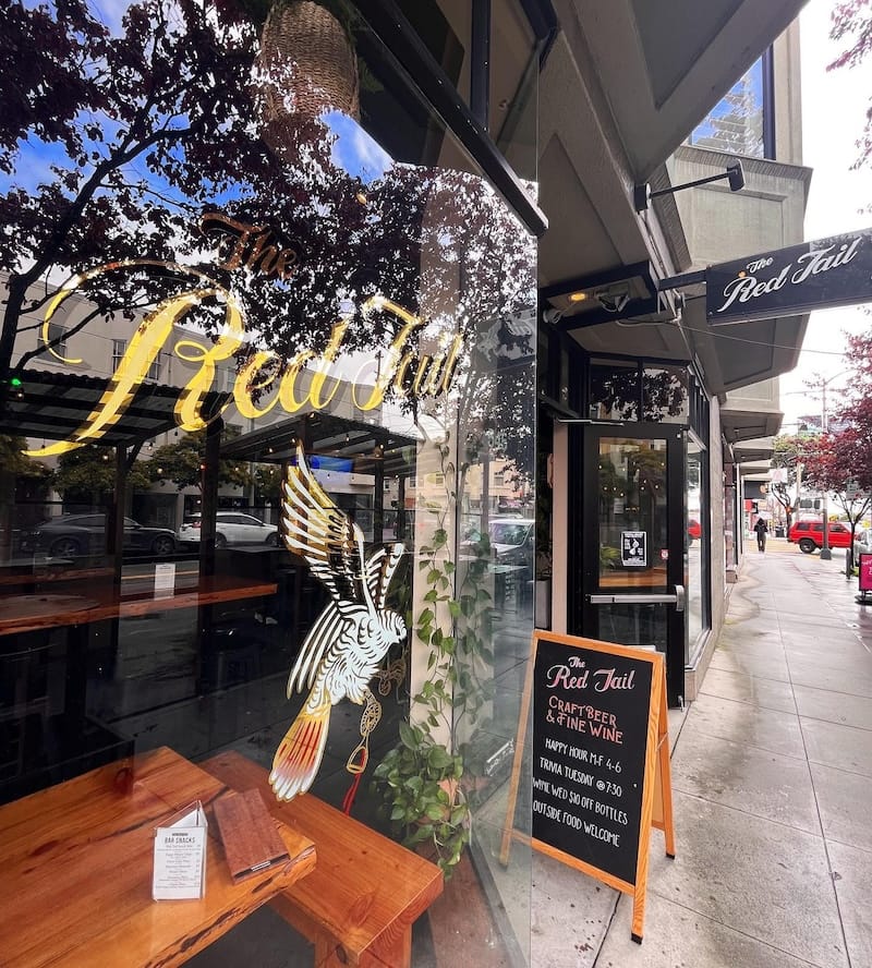 The Red Tail Beer and Wine Bar in the Inner Sunset. Image via The Red Tail’s Facebook page.