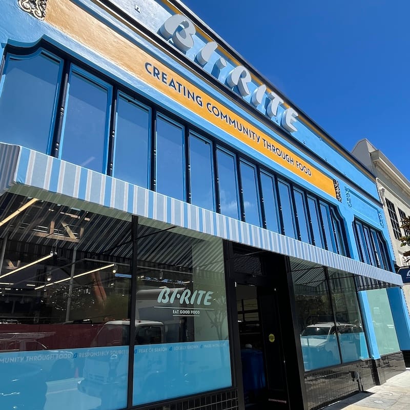 The gleaming exterior of Bi-Rite Market Polk Street. Photo courtesy of Bi-Rite Market.