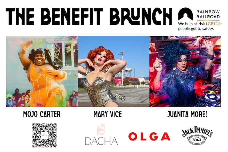 A benefit brunch for Rainbow Railroad at Dacha