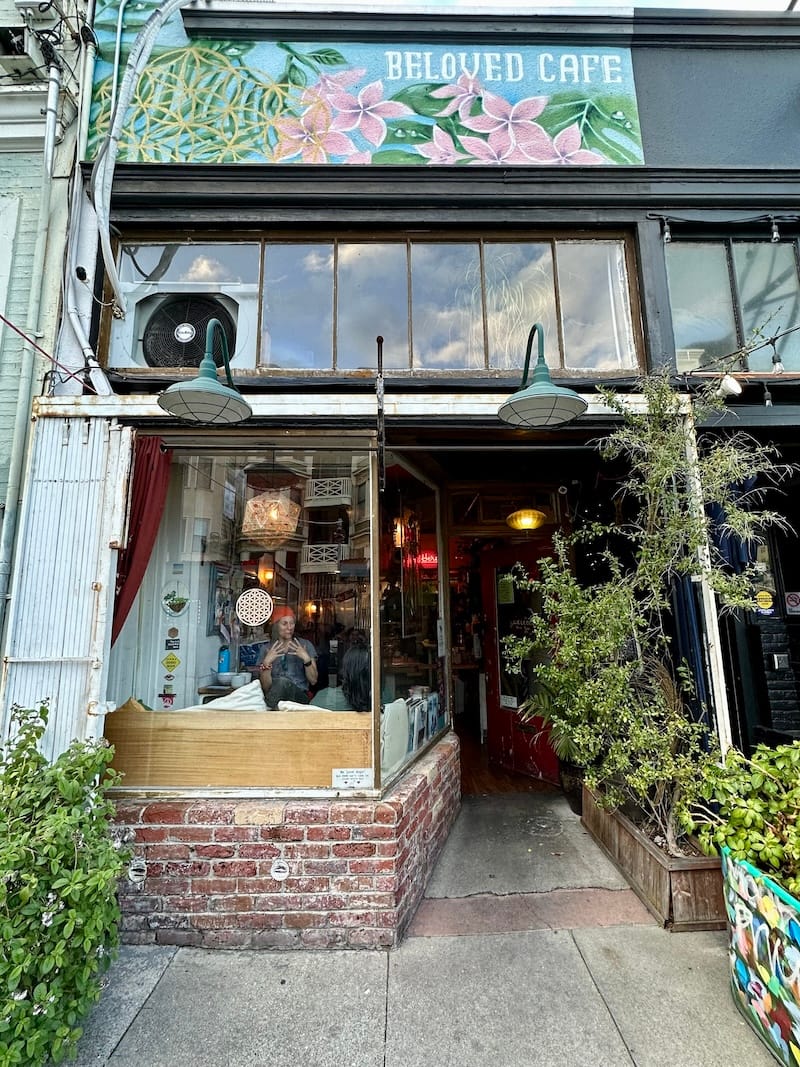 The exterior of Beloved Cafe in the Mission. Photo: © tablehopper.com.