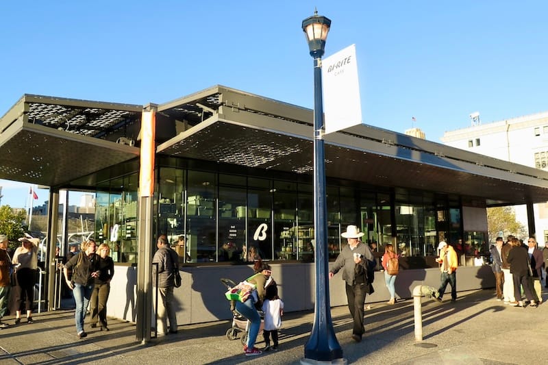 Photo of Bi-Rite Cafe Civic Center when it first opened in 2018. Photo: © tablehopper.com.