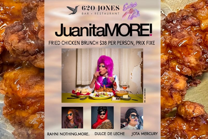 Fried chicken brunch on Saturday August 31st at 620 Jones!