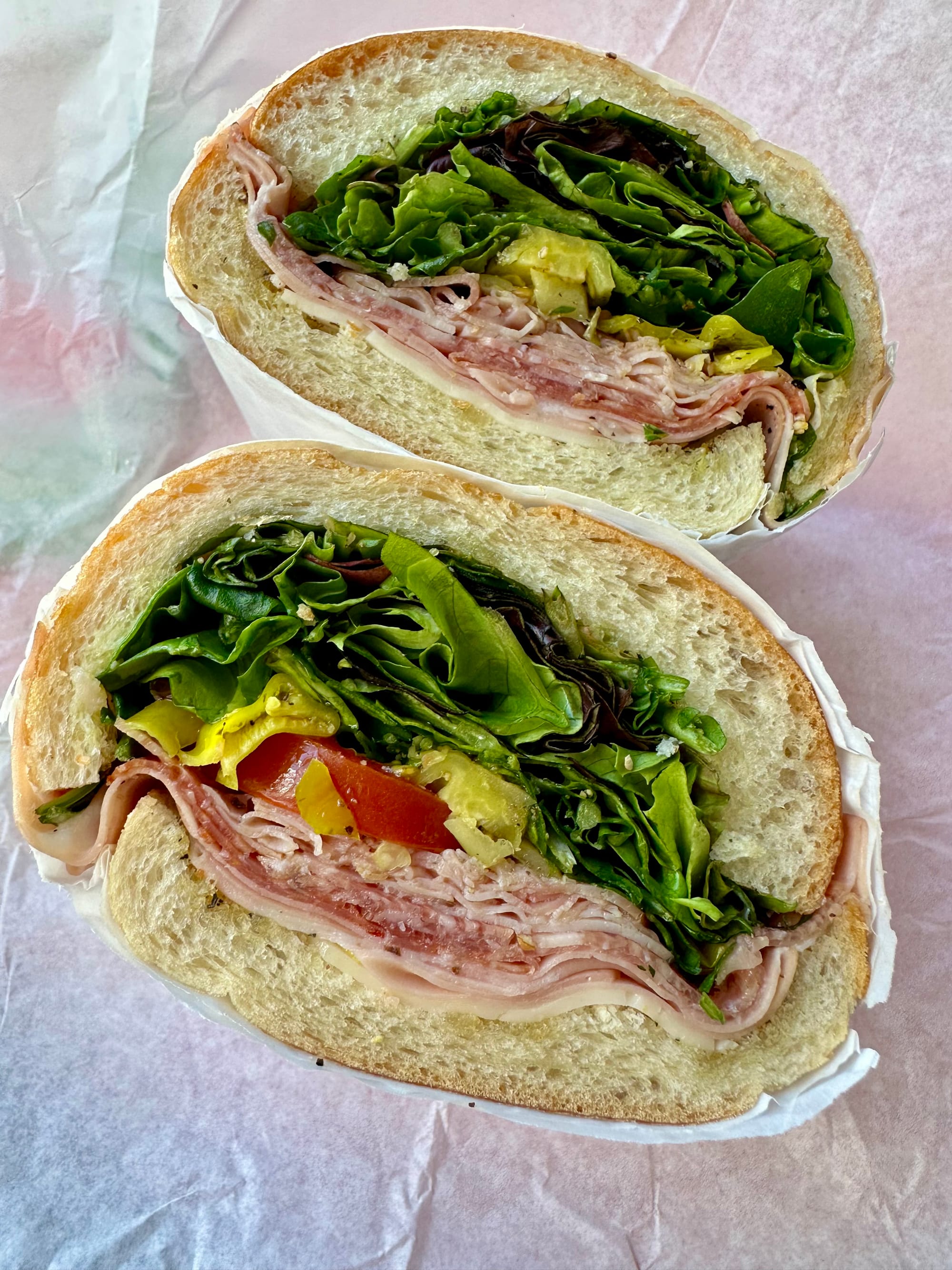 One of Limoncello’s deli sandwiches: the Sicilian. Photo: © tablehopper.com.