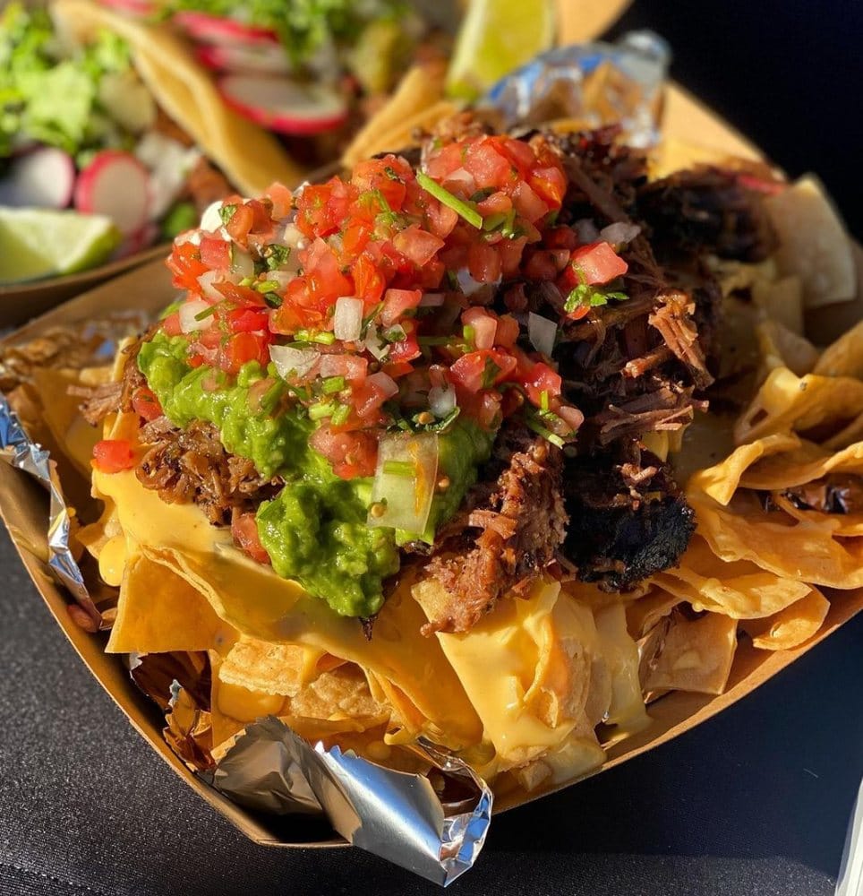 Brisket nachos with housemade queso. Instagram photo via @smokindsbbqsf.
