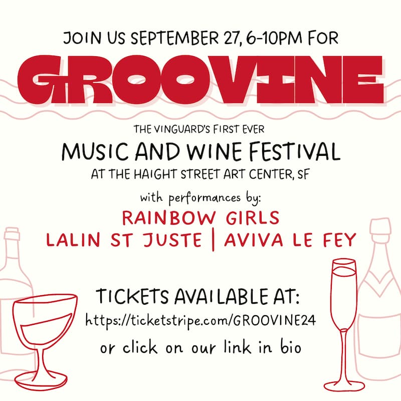 Groovine Music and Wine Festival will be The Vinguard’s first major fundraising event.