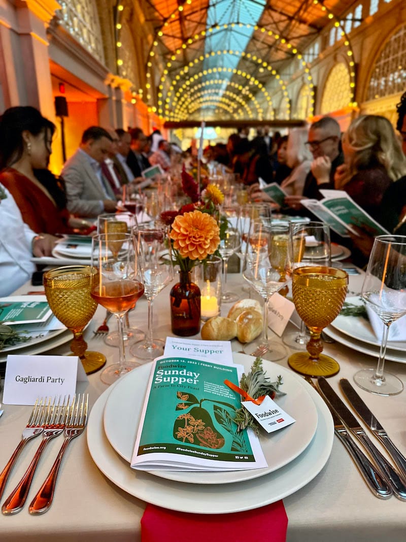 Last year’s Sunday Supper was an absolute dreamboat of a party. Photo ⓒ tablehopper.&nbsp;