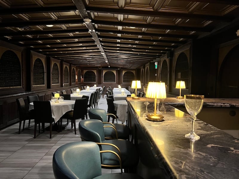 The Wine Cellar Room. Photo courtesy of North Beach Restaurant.