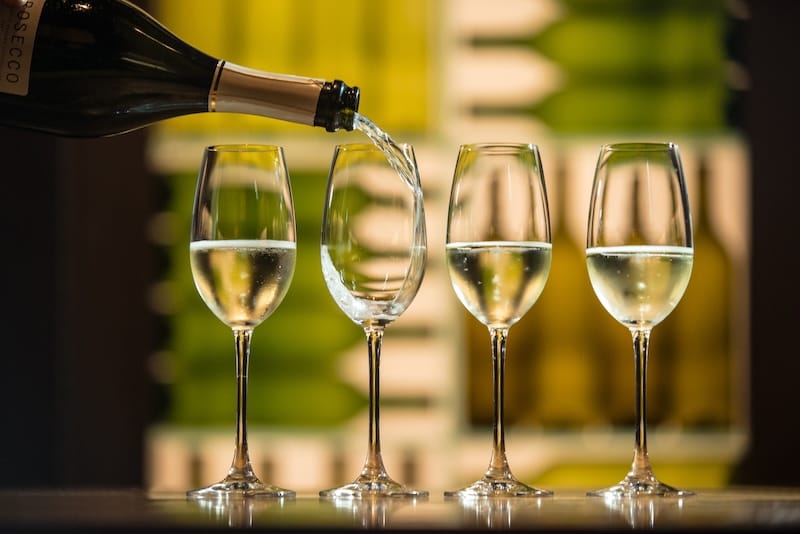 It’s bubbles and caviar o’clock at The Bubble Bar at Press Club this month. Photo courtesy of Press Club.