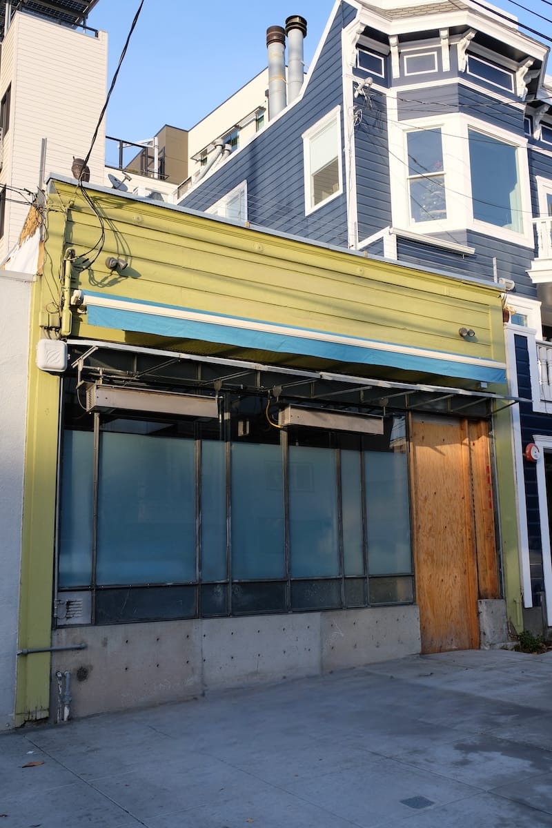 The exterior of the upcoming Side A, which will have front windows that will open, and the door was flipped to the other side. Photo courtesy of Side A.&nbsp;