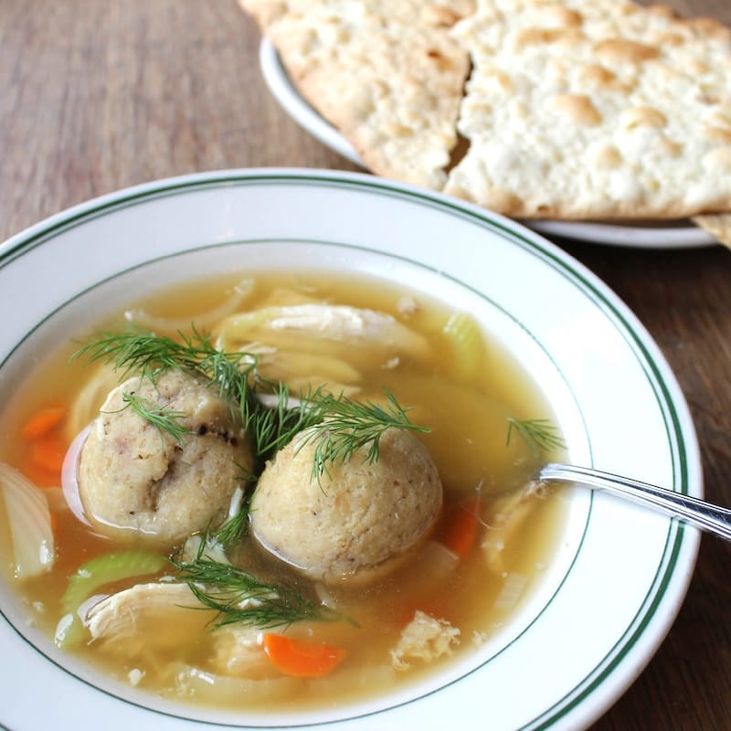 Delfina’s iconic Stoll family matzoh ball soup. Photo courtesy of Delfina.