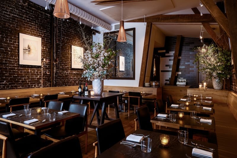 The recently updated dining room at Trestle. Photo: Hardy Wilson.