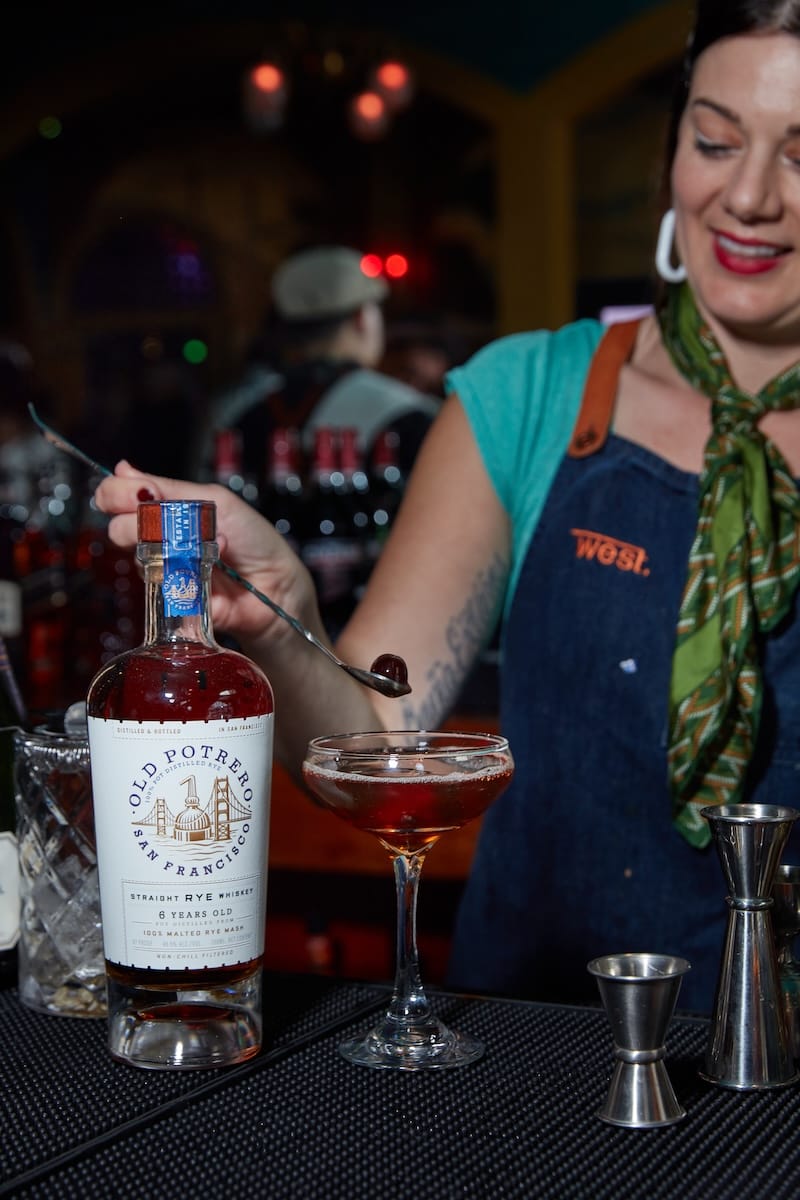 Nora Furst making a Boothby at Bohemian Sunday. Photo: Molly DeCoudreaux Photography.