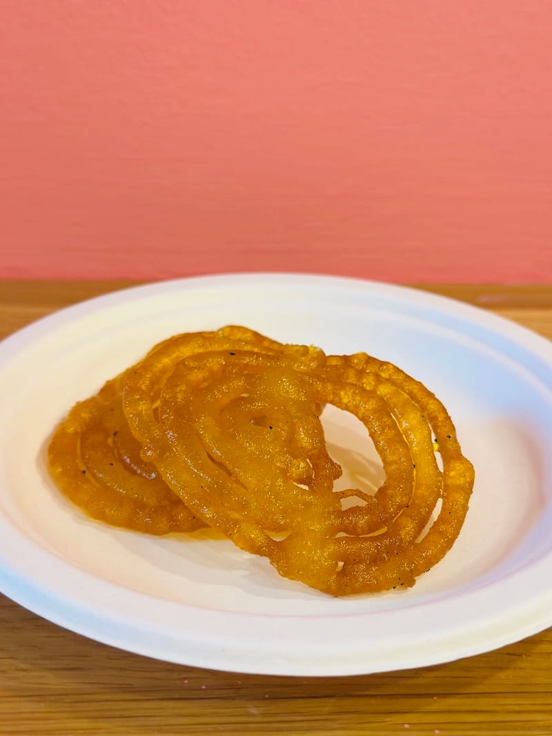 A taste of jalebi for dessert. Photo: © tablehopper.com.