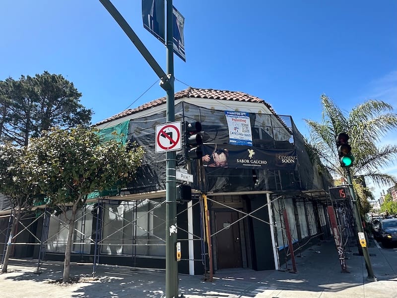 A photo of the exterior of the upcoming Sabor Gaúcho. Photo: © tablehopper.com.