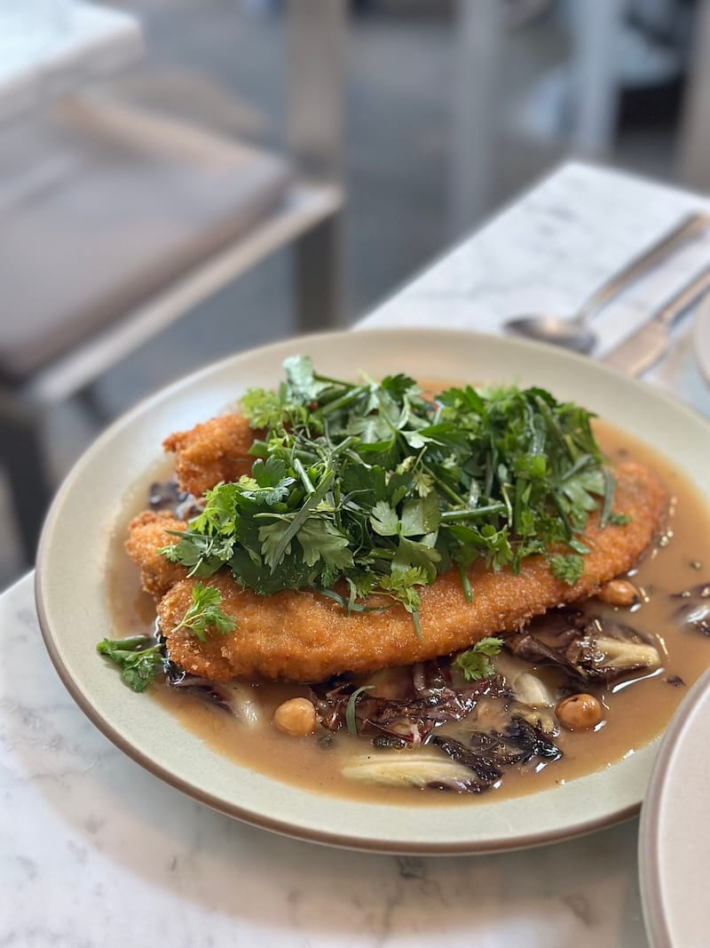 Chicken cutlet. Photo: © tablehopper.com.