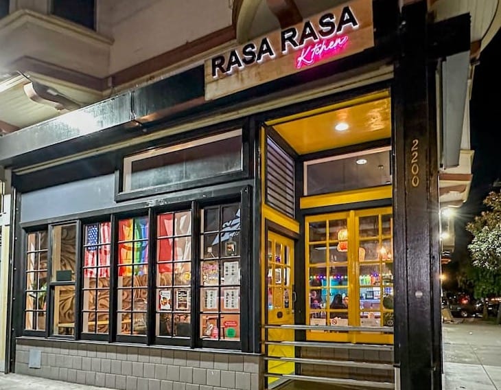 Love lives at Rasa Rasa Kitchen in the Mission. Photo: © tablehopper.com.