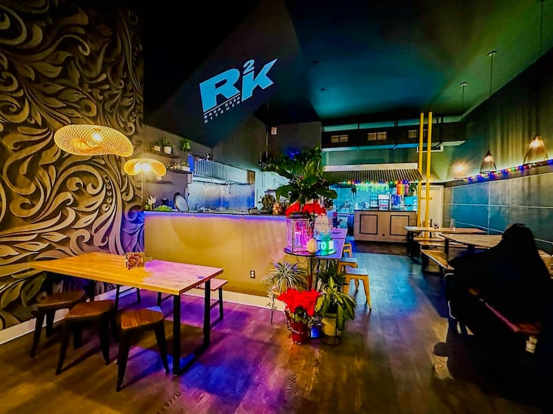 The dining room at Rasa Rasa. Photo: © tablehopper.com.