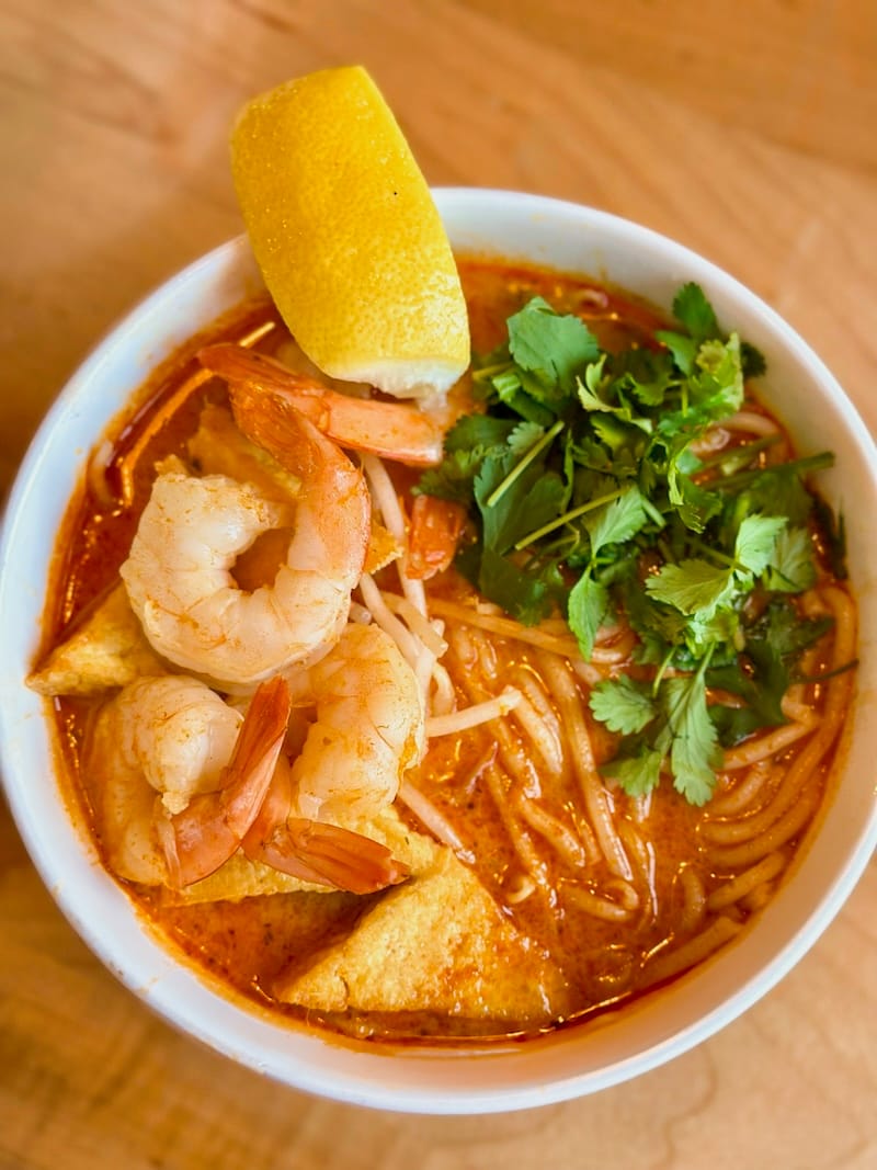 The popular laksa. Photo: © tablehopper.com.