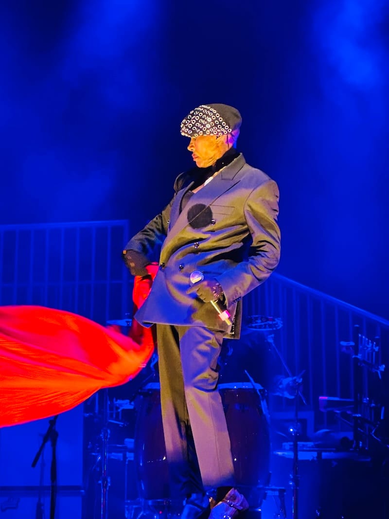 Toro! Toro! The inimitable Grace Jones giving us fierce toreador vibes at her show in Napa on Friday June 13th. Photo: © tablehopper.com.