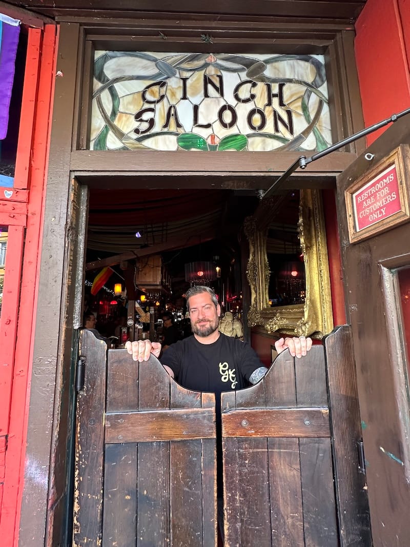 Scott Taylor will be happy to see you come through The Cinch’s swinging doors. Photo: © tablehopper.com.