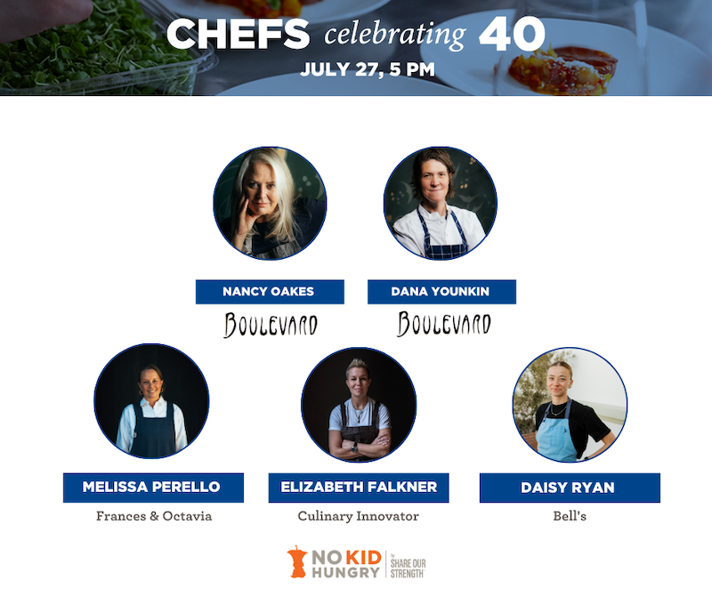 	Get your tickets to the No Kid Hungry dinner on Sunday July 27th!