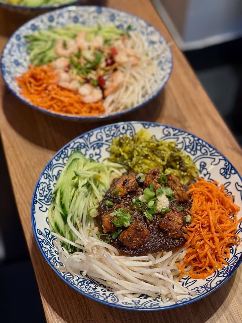 The vegan loma noodle bowl at Papa Noodle. Photo: © tablehopper.com.