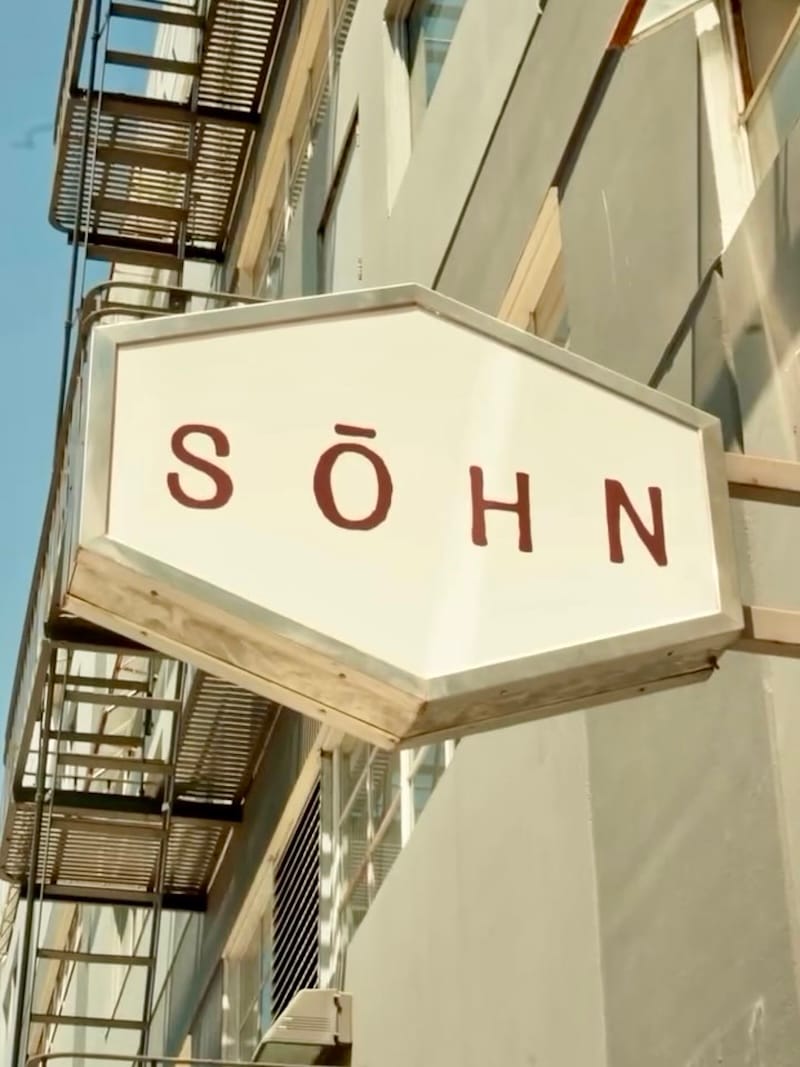 SŌHN is opening in Dogpatch. Instagram photo via&nbsp;@sohn.sf.