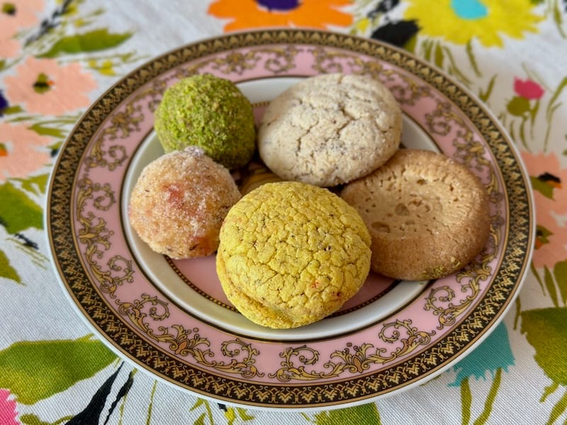 Taste the rainbow! An array of Turkish tea cookies from Turquaz in SoMa. Photo: © tablehopper.com.