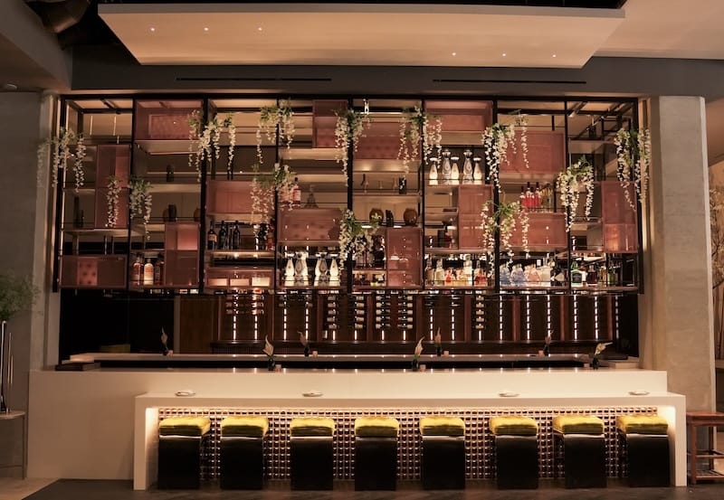 The bar at the new Crustacean San Francisco. Photo courtesy of Crustacean San Francisco.