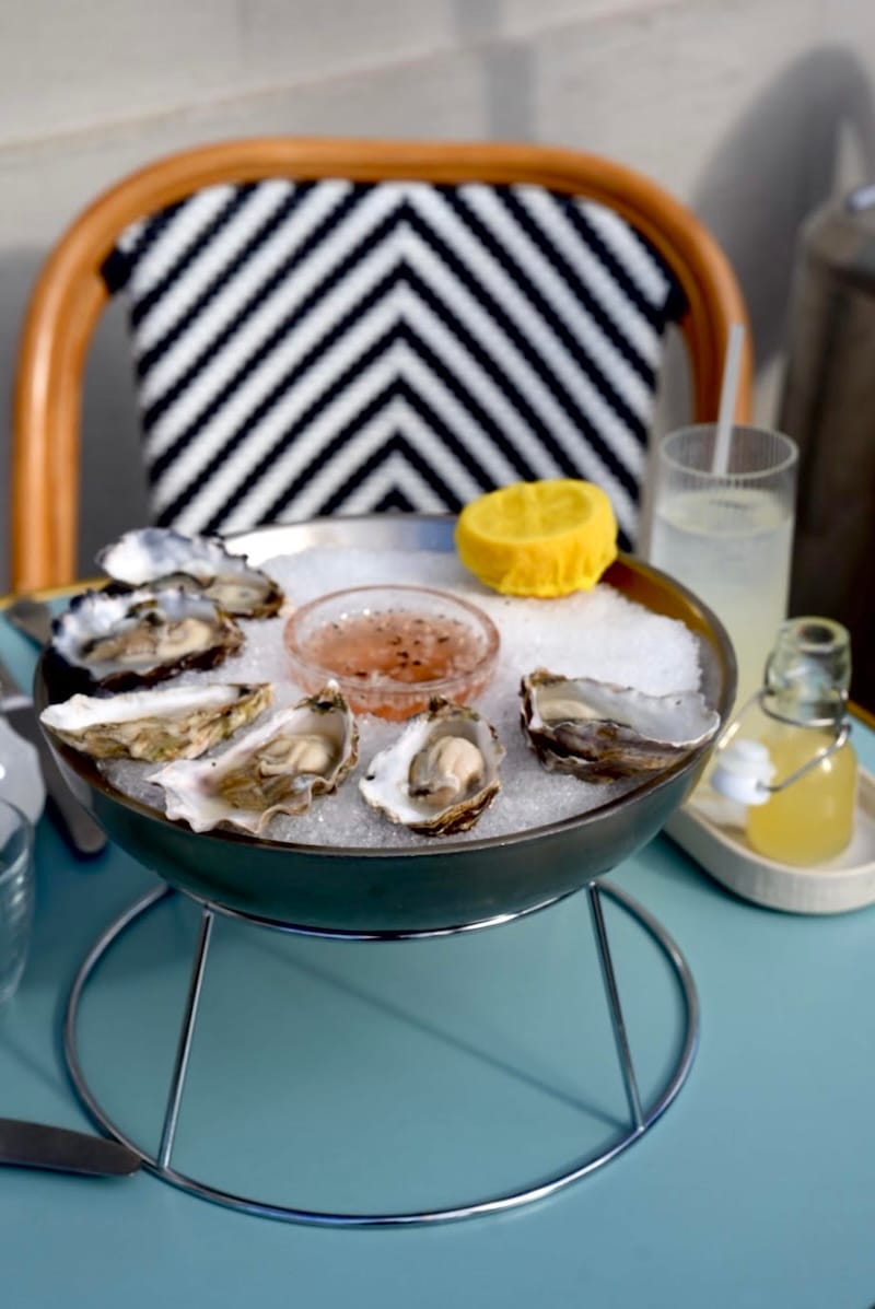 Miyagi oysters at Bon Délire. Photo: Hardy Wilson.