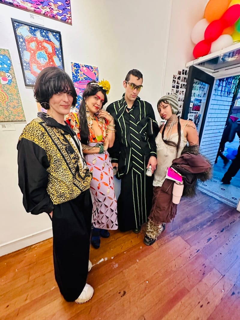 A stylish scene abounds at First Thursday Art Walk. Photo: © tablehopper.com.