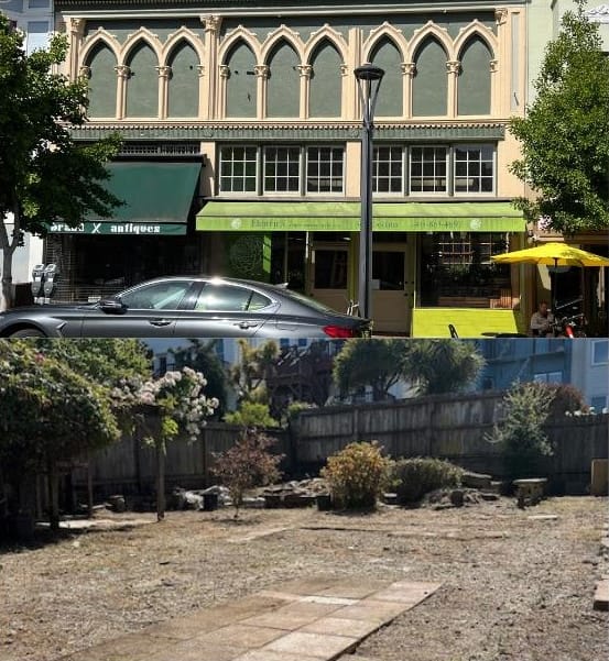A sunny space with an oversized back patio is available in the Castro.