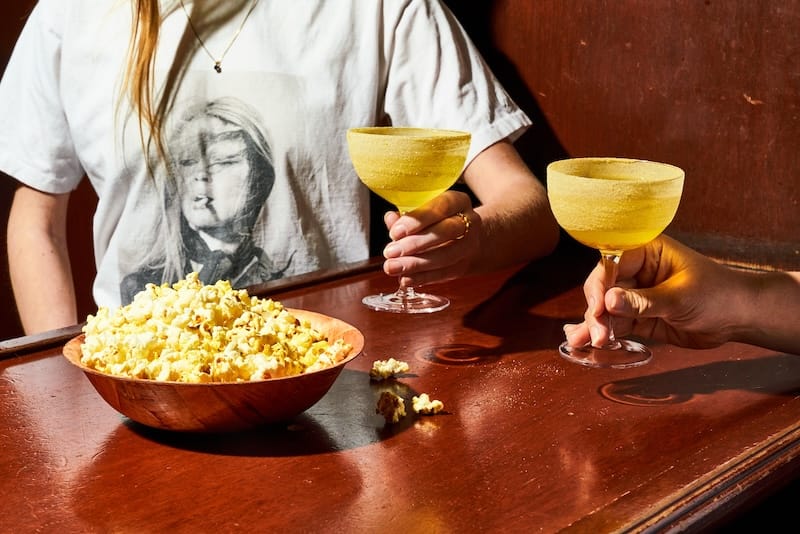 Lemon drops and popcorn at The Final Final. Photo by @eringgg.