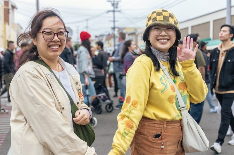 Photo from the inaugural Sunset Night Market. Photo: Kemily Visuals.