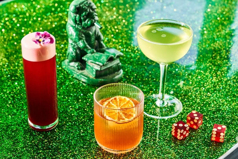 Some of the new cocktails are ready to kick off your party evening. Photo: Erin Ng.