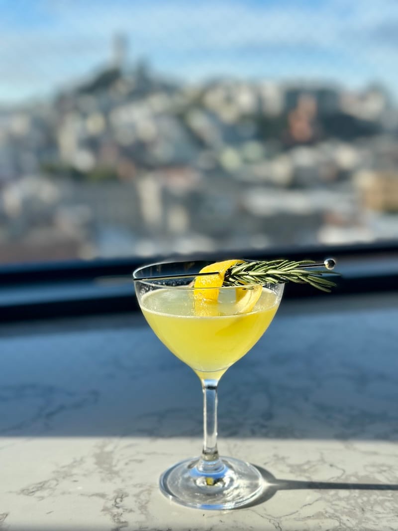 The Honey Bee at Empress by Boon. (Just watch your eye with that garnish.) Photo: © tablehopper.com.