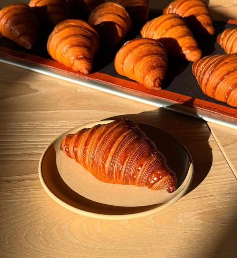 A study in lamination: the classic croissant at Parachute Bakery. Instagram photo via @parachute.bakery. 