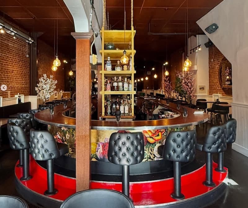 A look at the updated and historic horseshoe bar. Instagram photo via @sangriaandsalt.