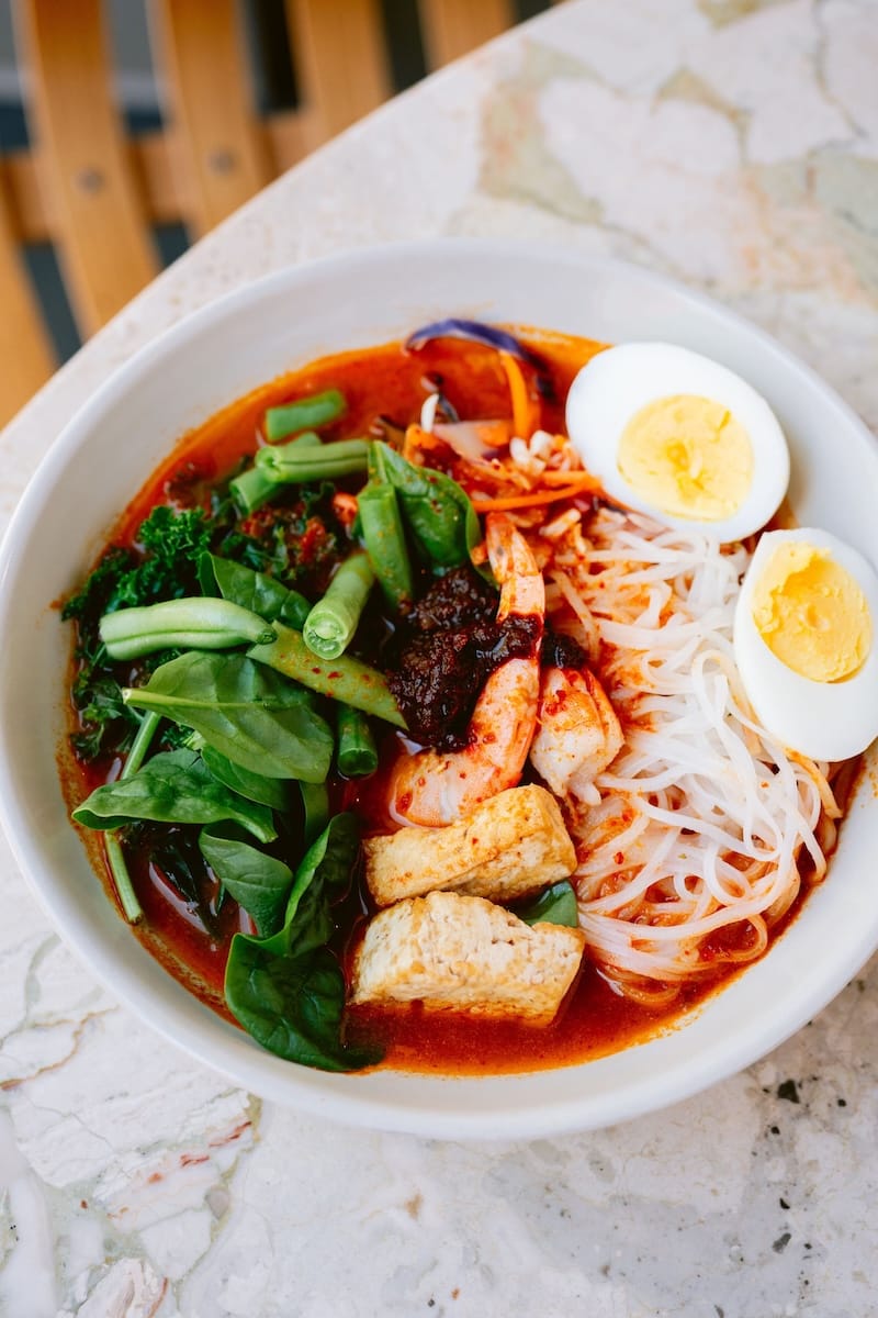 I can practically taste this seafood laksa from Saté and Soto’s chef Morsinah Katimin. Photo: Kristen Loken.